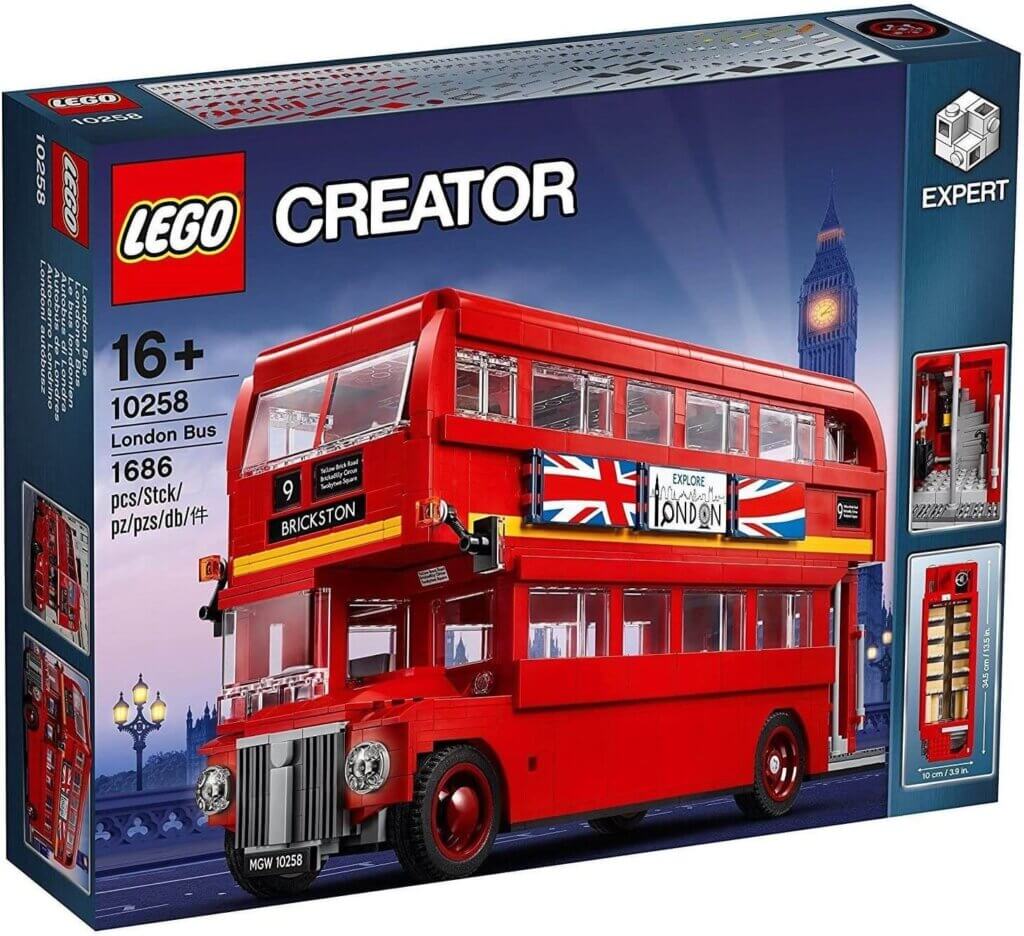 Lego bus in a box