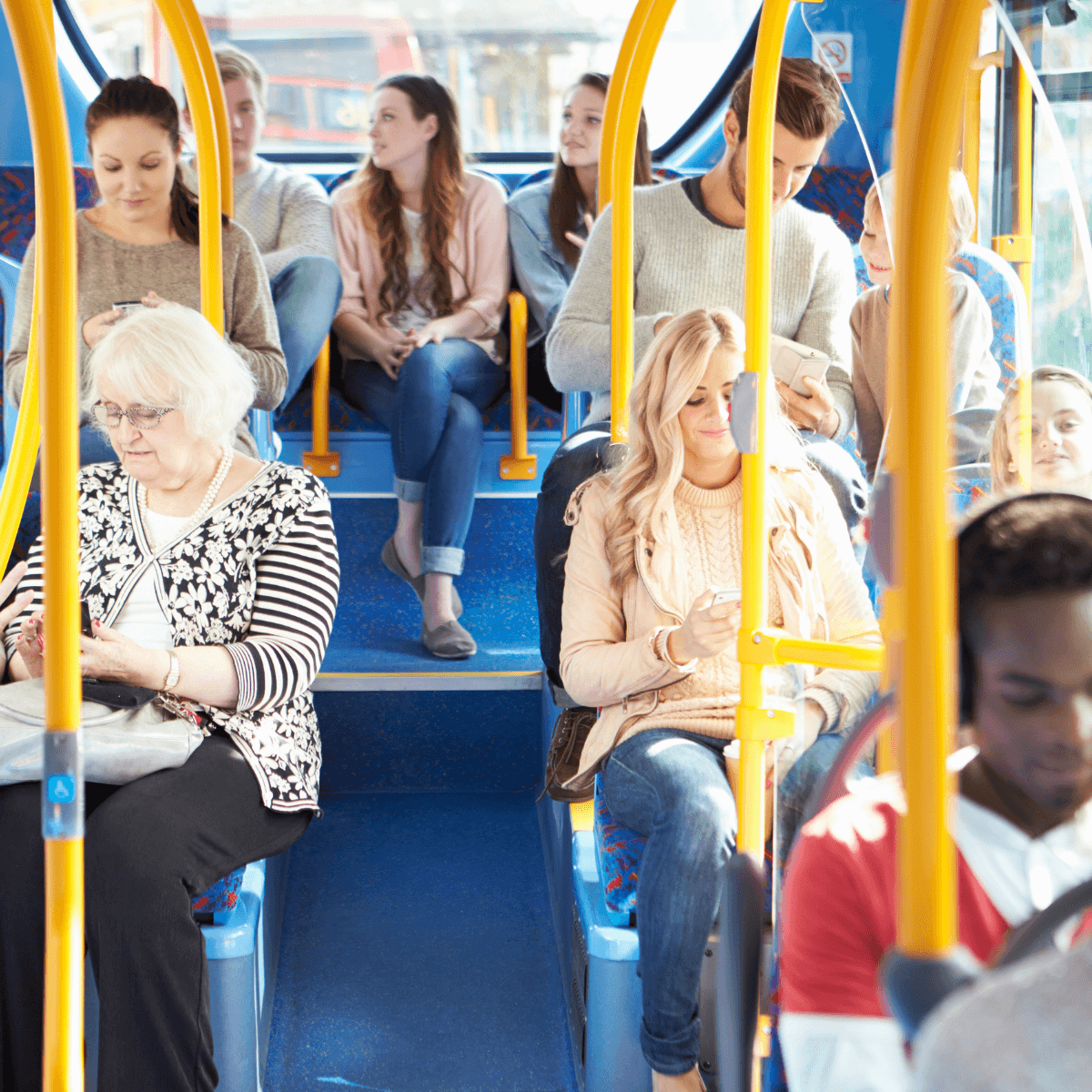 Public transport passengers