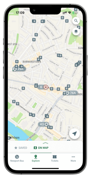 route visibility map