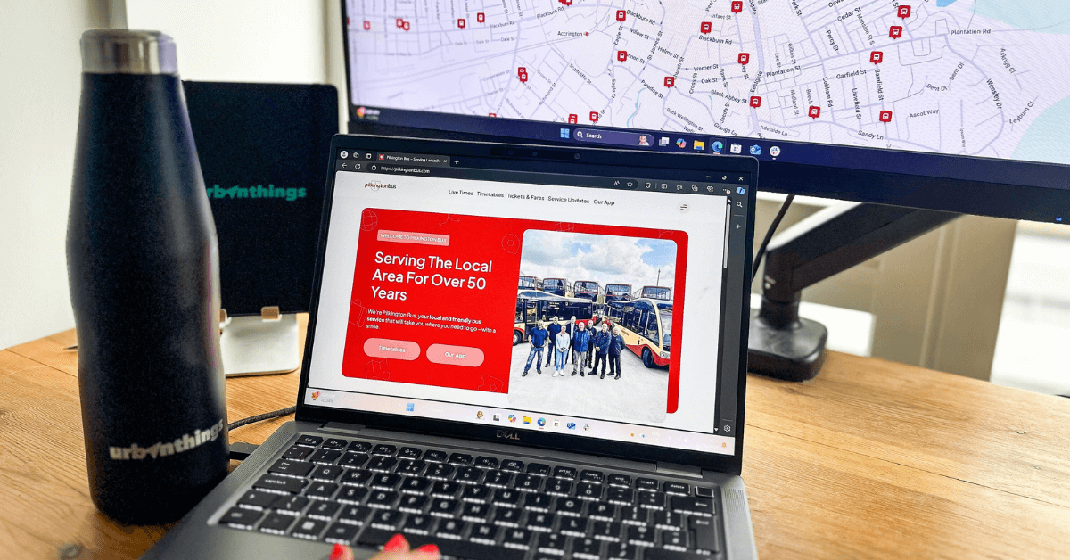 UrbanThings unveils innovative website for Pilkington Bus