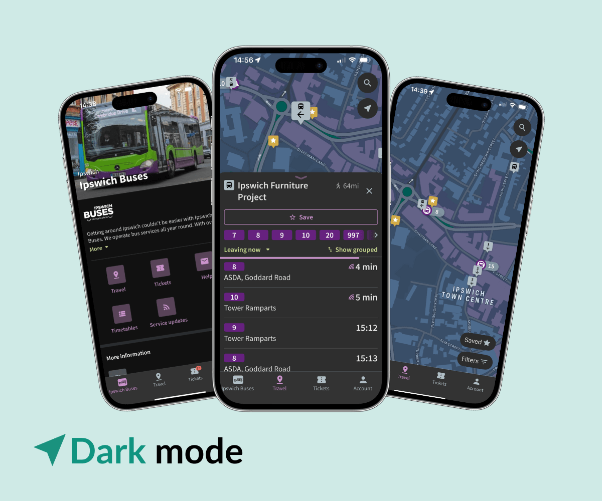 Dark mode brings a new light to your passenger app