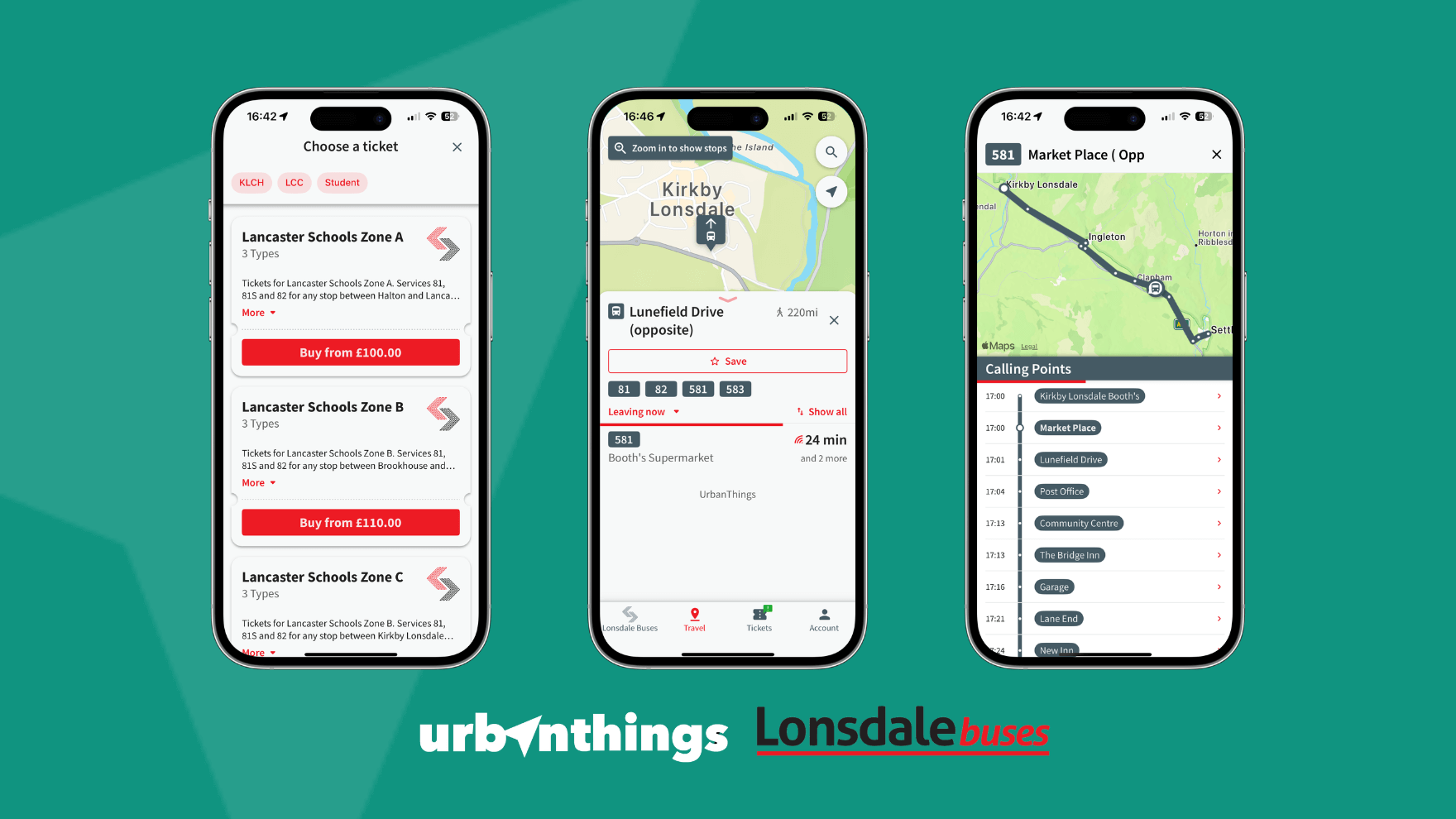 UrbanThings and Kirkby Lonsdale Buses to simplify travel with new bus app